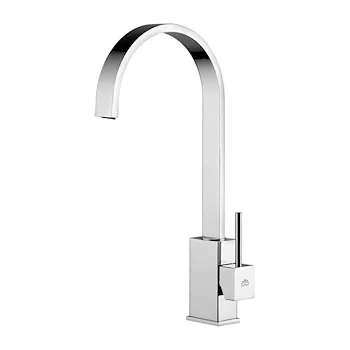 Level rubinetto lavabo monoleva a bocca alta e girevole cromato codice prod: LEA877CR product photo Default L2