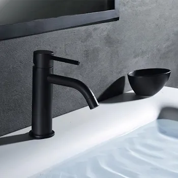 LIGHT miscelatore lavabo con piletta codice prod: LIG075NO product photo Foto2 L2