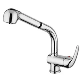 NETTUNO DUE miscelatore lavello cromato con doccetta codice prod: ND185CR product photo Default L2