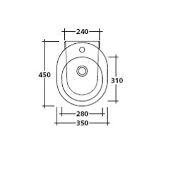 M2 5213 bidet 1 foro bianco codice prod: 5213 product photo Foto1 L2