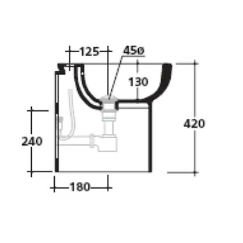 M2 5213 bidet 1 foro bianco codice prod: 5213 product photo Foto2 L2