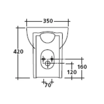 M2 5213 bidet 1 foro bianco codice prod: 5213 product photo Foto3 L2