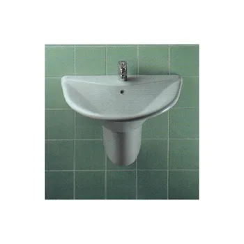 Diagonal semicolonna per lavabo bianco lucido codice prod: T403101 product photo Default L2