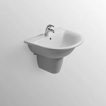 Fiorile lavabo 1f 3f 70x58 bianco ideal standard codice prod: T073000 product photo Default L2
