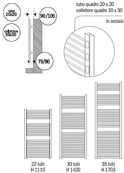 Chiglia radiatore 1420x600 int 470 500w cromo codice prod: DSV15411 product photo Default L2