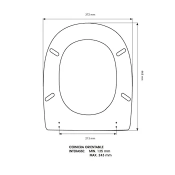 Aretusa sedile wc bianco codice prod: CSM01P product photo Foto1 L2