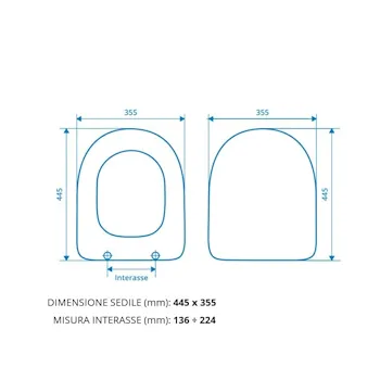 Ceramica globo alia new 49 platinum poliestere colato bianco europa codice prod: GLB03P product photo Foto3 L2