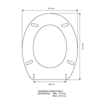 Ceramica globo lei sedile poliestere colato bianco europa codice prod: GLB45P product photo Foto3 L2