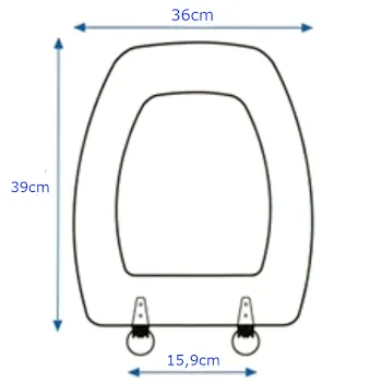 Ideal standard aero sedile platinum poliestere colato bianco europa codice prod: IDS08P product photo Foto1 L2