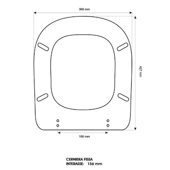 Pozzi ginori oasi sedile bianco europa codice prod: D126 BCO product photo Foto1 L2