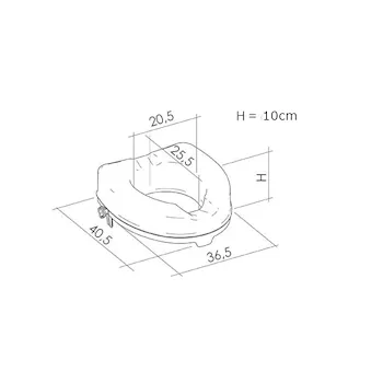 Sedile universale comunita' h10 rinforzato bianco europa codice prod: H10 product photo Foto1 L2