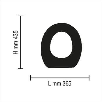 Gold sedile wc universale con cerniera a espansione termopressato bianco codice prod: BSPREEVR00 product photo Foto2 L2