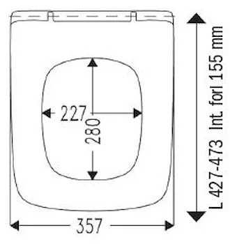 Tesi sedile duroplast take off fissaggio dall'alto bianco codice prod: DSV13925 product photo Foto1 L2
