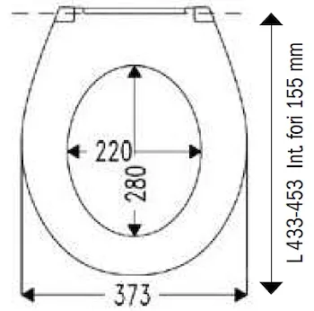 Universale sedile duroplast cerniere inox bianco codice prod: DSV13920 product photo Foto1 L2