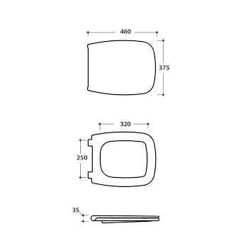 Daily sedile wc rimovibile bianco codice prod: DAR19BI product photo Foto1 L2