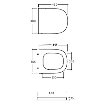 Stockholm sedile wc rallentato bianco codice prod: LAR20BI product photo Foto1 L2