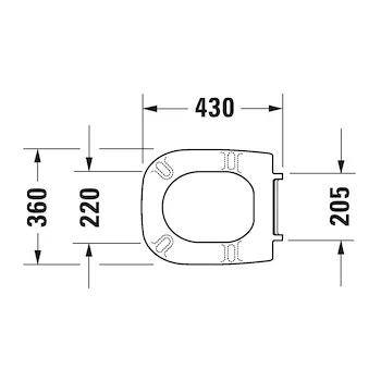 D-code sedile cerniera plastica bianco codice prod: 0067910000 product photo Foto1 L2
