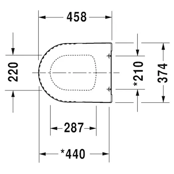 Starck3 sedile wc rallentato con cerniera bianco codice prod: 0067790000 product photo Foto1 L2