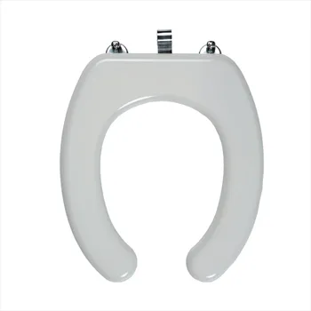 Gold sedile wc universale termopressato solo ciambella cerniera con molla bianco codice prod: BSPREMVR00 product photo Foto1 L2