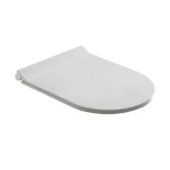 Sedile extra slim soft close Bianco Matt Termoindurente serie Dream codice prod: 7330MT product photo Default L2