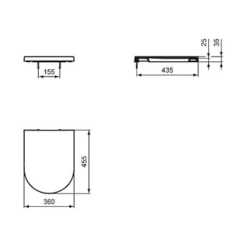 Blend Curve sedile wc bianco codice prod: T376101 product photo Foto1 L2