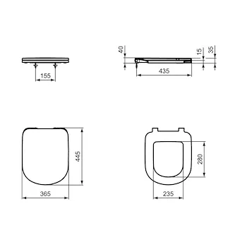 I.life A sedile wc rallentato bianco codice prod: T467901 product photo Foto5 L2