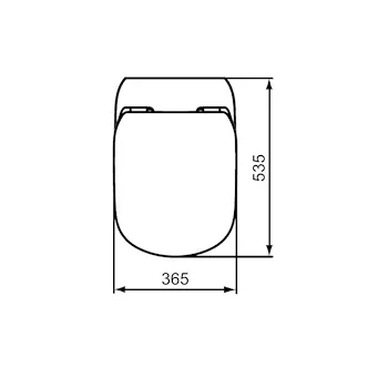 Tesi slim sedile wc rallentato bianco codice prod: T352701 product photo Foto1 L2