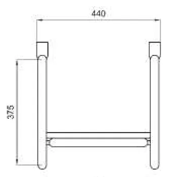 Export sedile da appendere al corrimano bianco codice prod: DSV09436 product photo Foto3 L2