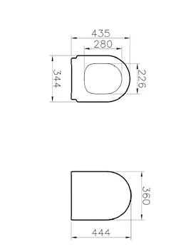 VITRA ZENTRUM  Sedile per vaso in Duroplast codice prod: 127-003-009 product photo Foto1 L2