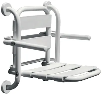 Sedile ribaltabile per doccia con schienale e braccioli serie Export codice prod: DSV11398 product photo Default L2