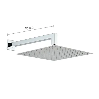 High Pro Plus set doccia quadrato a parete cromato codice prod: 0000GYHP1010000 product photo Foto4 L2