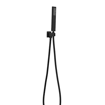 High Pro Plus set doccia quadrato a parete nero opaco codice prod: 0000GYHP1010300 product photo Foto5 L2