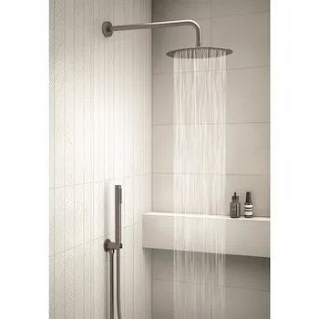 High Pro Plus set doccia tondo a parete grigio scuro codice prod: 0000GYHP1010600 product photo Default L2