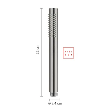 High Pro Plus set doccia tondo a parete grigio scuro codice prod: 0000GYHP1010600 product photo Foto1 L2