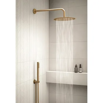 High Pro Plus set doccia tondo a parete oro opaco codice prod: 0000GYHP1010700 product photo Default L2