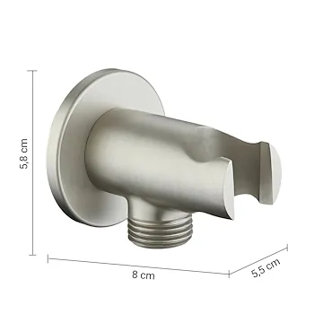 High Pro Plus set doccia tondo a parete spazzolato codice prod: 0000GYHP1010400 product photo Foto2 L2