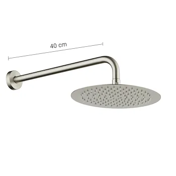 High Pro Plus set doccia tondo a parete spazzolato codice prod: 0000GYHP1010400 product photo Foto4 L2