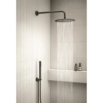 High Pro Plus set doccia tondo nero opaco codice prod: 0000GYHP1010200 product photo Default L2