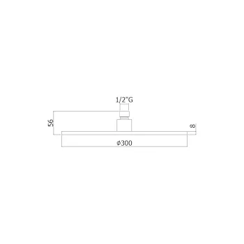 Tango soffione doccia anticalcare ispezionabile con snodo cromato codice prod: ZSOF079CR product photo Foto1 L2