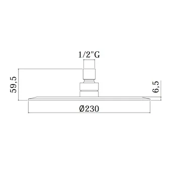 ZSOF093 soffione bahamas 23 anticalcare cromato codice prod: ZSOF093CR product photo Foto1 L2