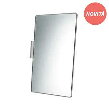 Prop specchio fissaggio barra con corn b rettangolare bianco opaco codice prod: EVBASRBBN product photo Default L2