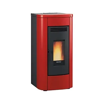 Klaudia 5.0 Stufa ventilata a pellet  8,0 Kw bordeaux codice prod: 001286800 product photo Default L2