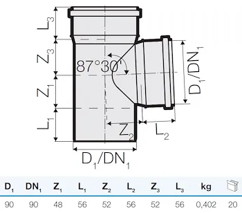 Braga tre strati d. 90/90 87° codice prod: IT00202 product photo Foto1 L2