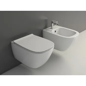 Genesis wc sospeso senza brida bianco lucido codice prod: GNS03BI product photo Foto1 L2