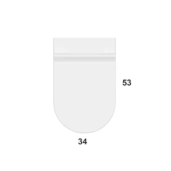 Mode wc sospeso senza brida bianco lucido codice prod: MES02BI product photo Foto1 L2