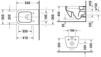 Happy D.2 wc sospeso bianco lucido codice prod: 2221090000 product photo Foto1 L2