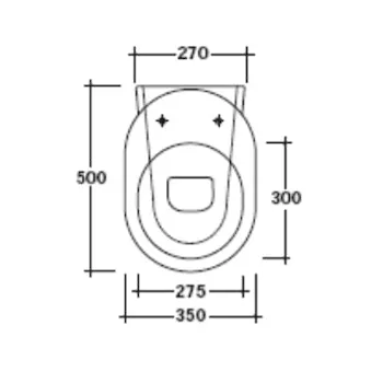 M2 5218 wc 50 sospeso bianco codice prod: 5218 product photo Foto2 L2