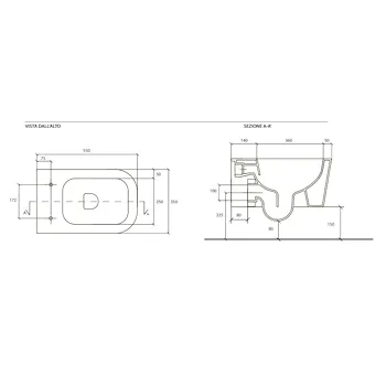 Meg11 wc sospeso senza brida bianco lucido codice prod: 5486 product photo Foto1 L2
