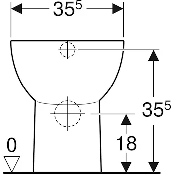 Fantasia wc a terra scarico a parete bianco lucido codice prod: 500.907.00.1 product photo Foto1 L2