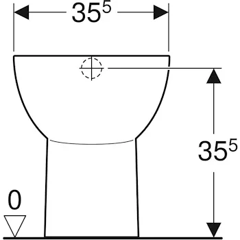 Fantasia wc a terra scarico a pavimento bianco lucido codice prod: 500.854.00.1 product photo Foto2 L2